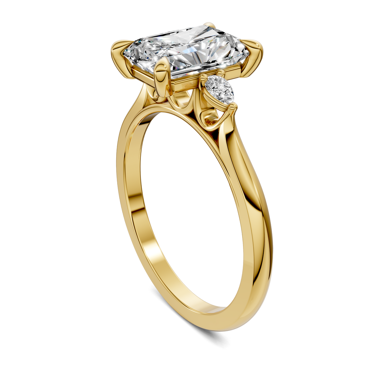 Alivia Three Stone Classic Ring