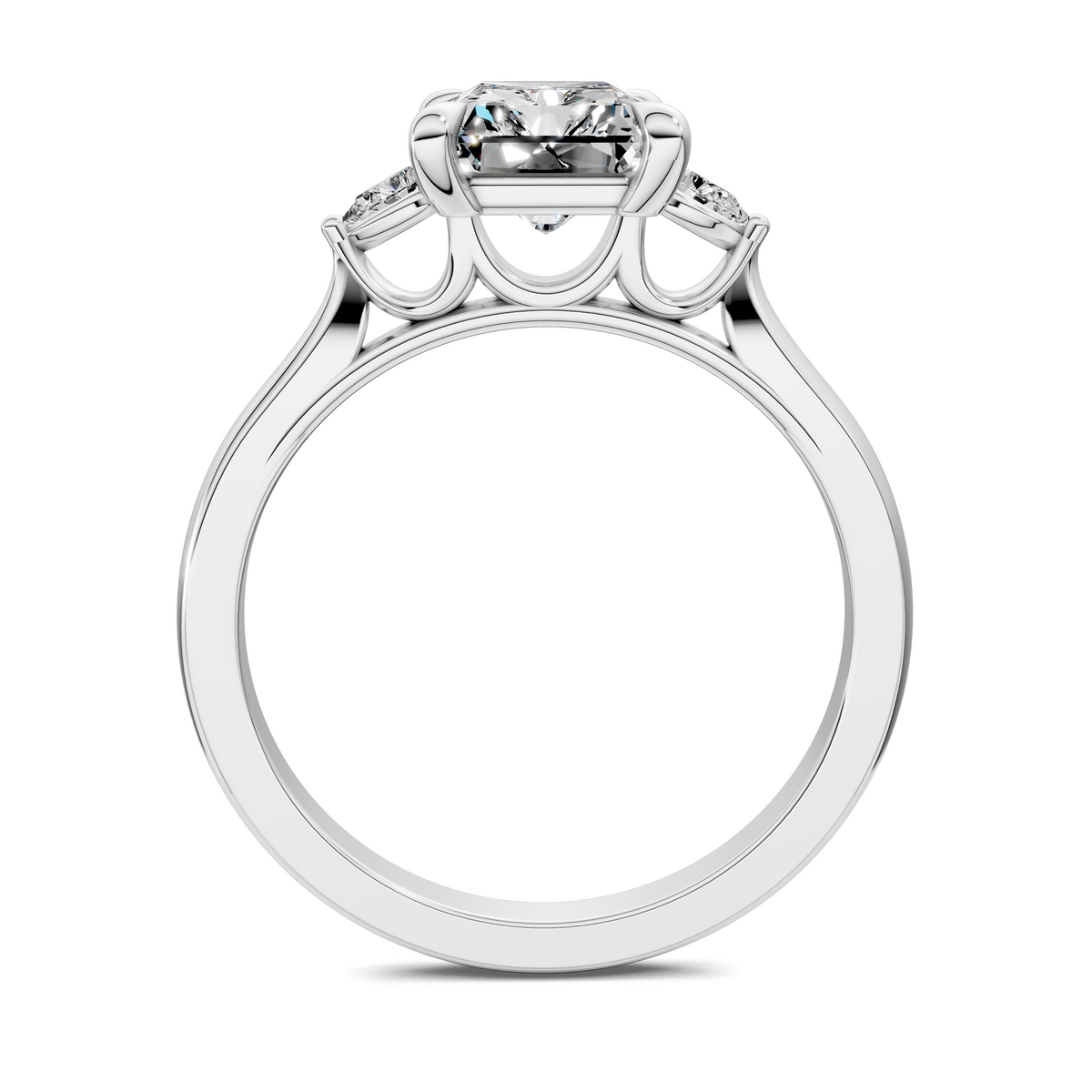 Alivia Three Stone Classic Ring