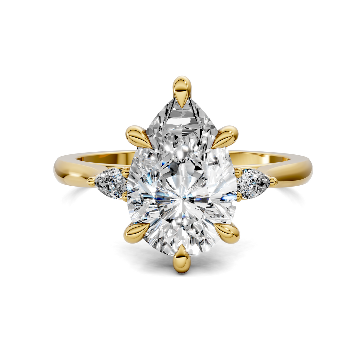 Alivia Three Stone Classic Ring
