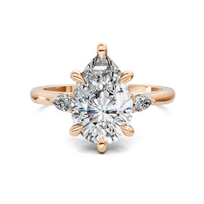 Alivia Three Stone Classic Ring