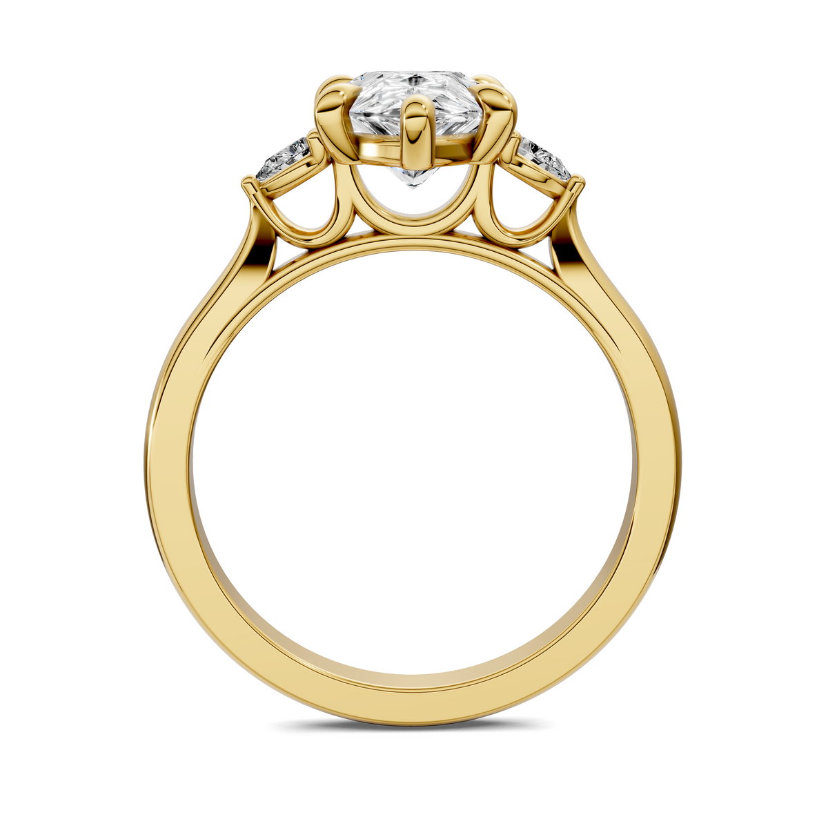 Alivia Three Stone Classic Ring