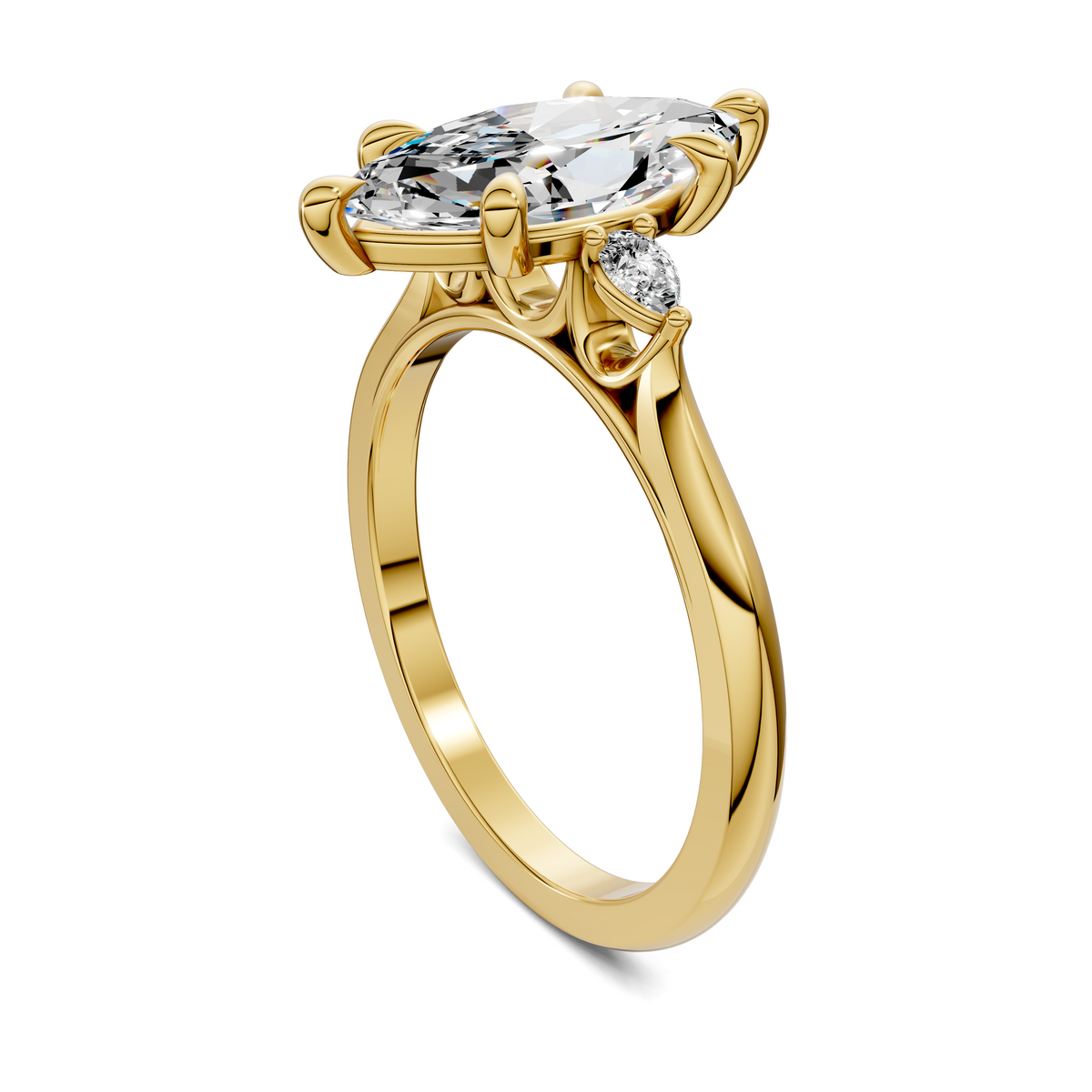 Alivia Three Stone Classic Ring