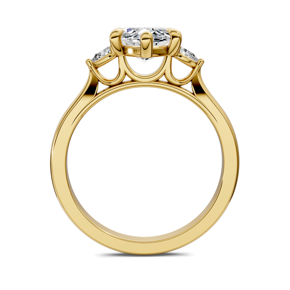 Alivia Three Stone Classic Ring