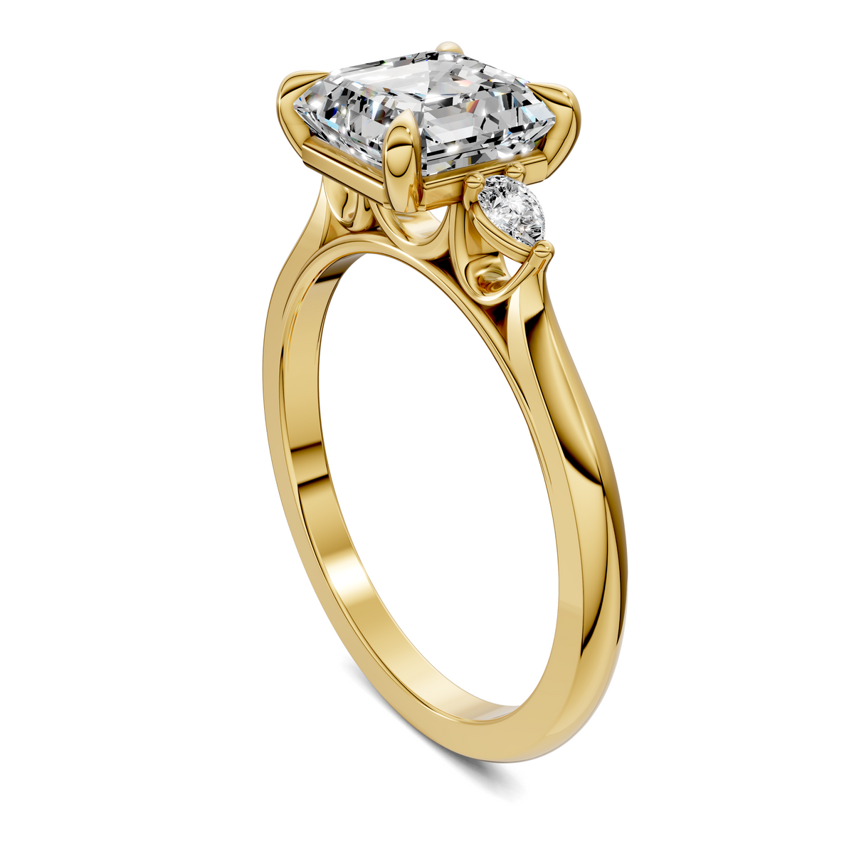 Alivia Three Stone Classic Ring