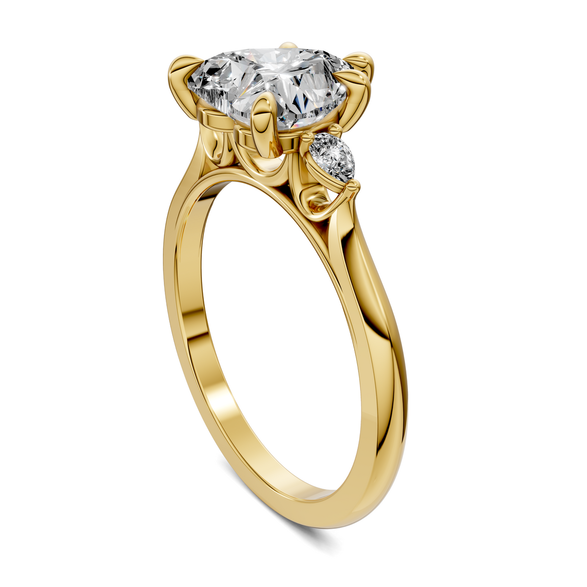 Alivia Three Stone Classic Ring