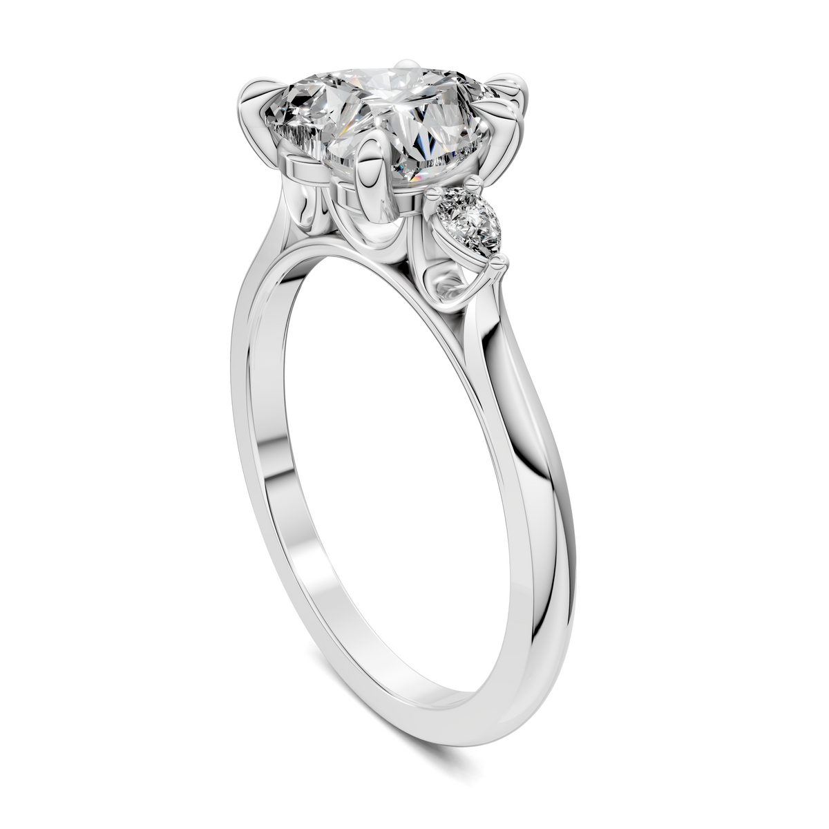 Alivia Three Stone Classic Ring
