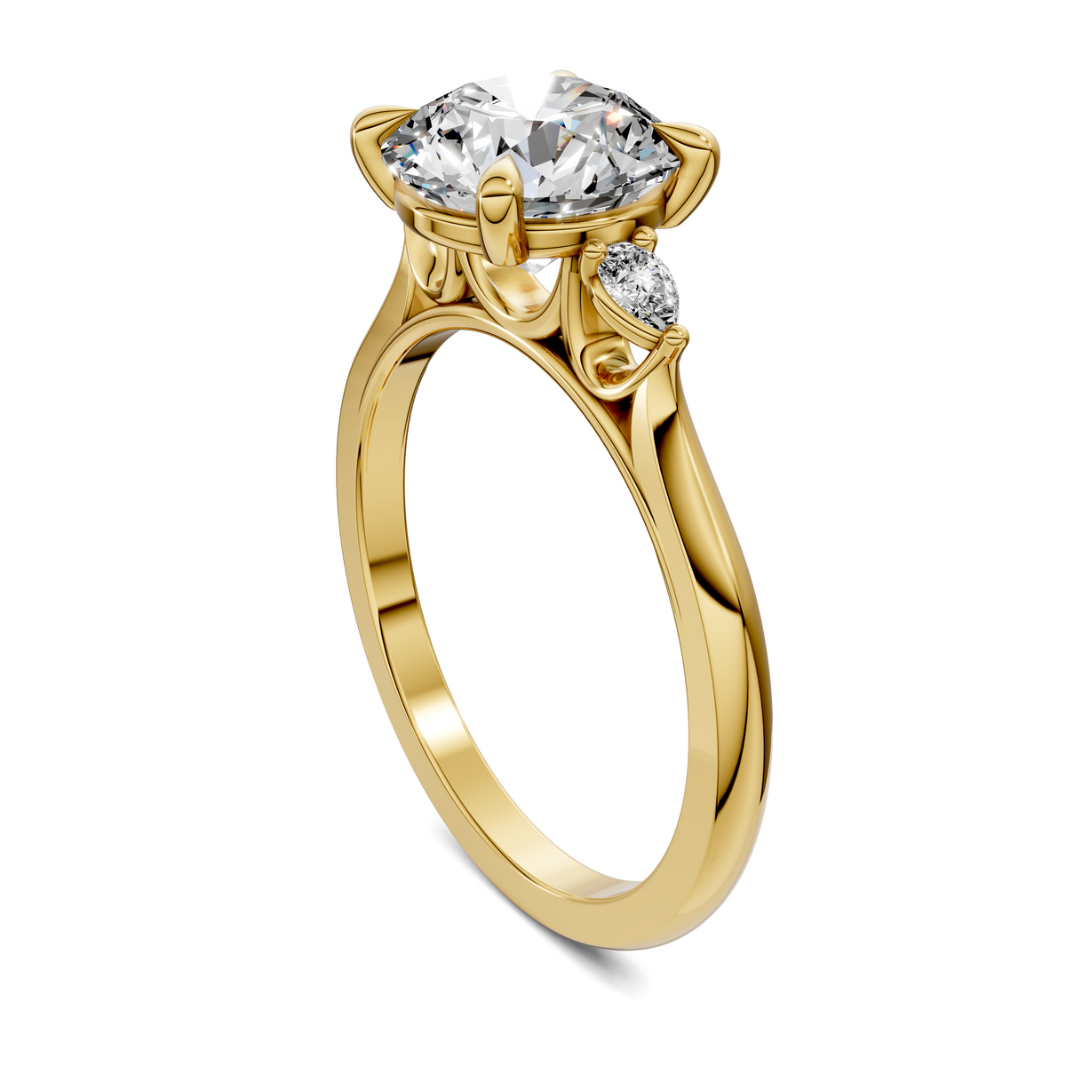 Alivia Three Stone Classic Ring