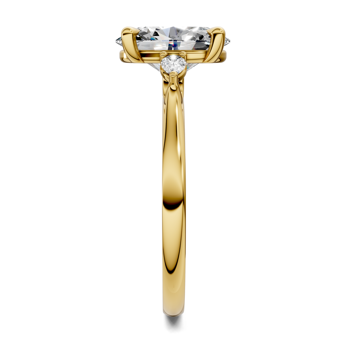 Alivia Three Stone Classic Ring