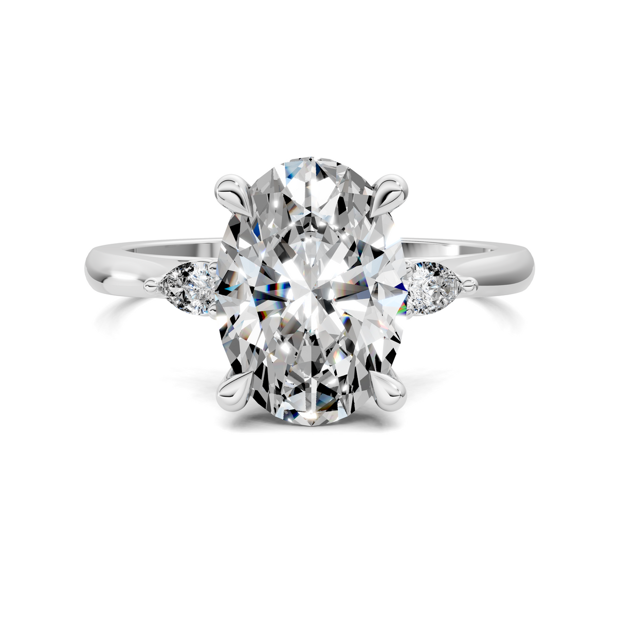Alivia Three Stone Classic Ring
