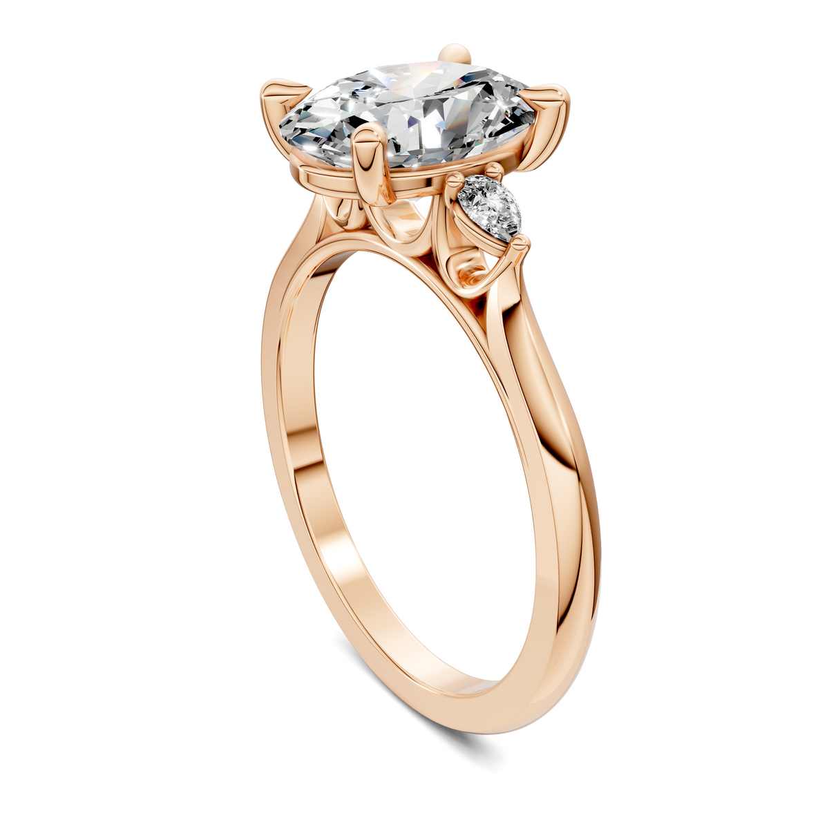 Alivia Three Stone Classic Ring
