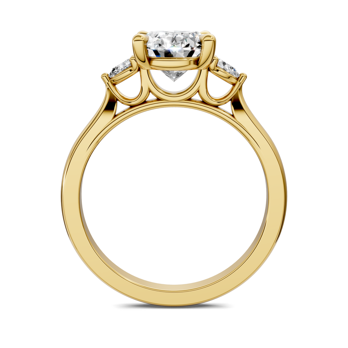 Alivia Three Stone Classic Ring