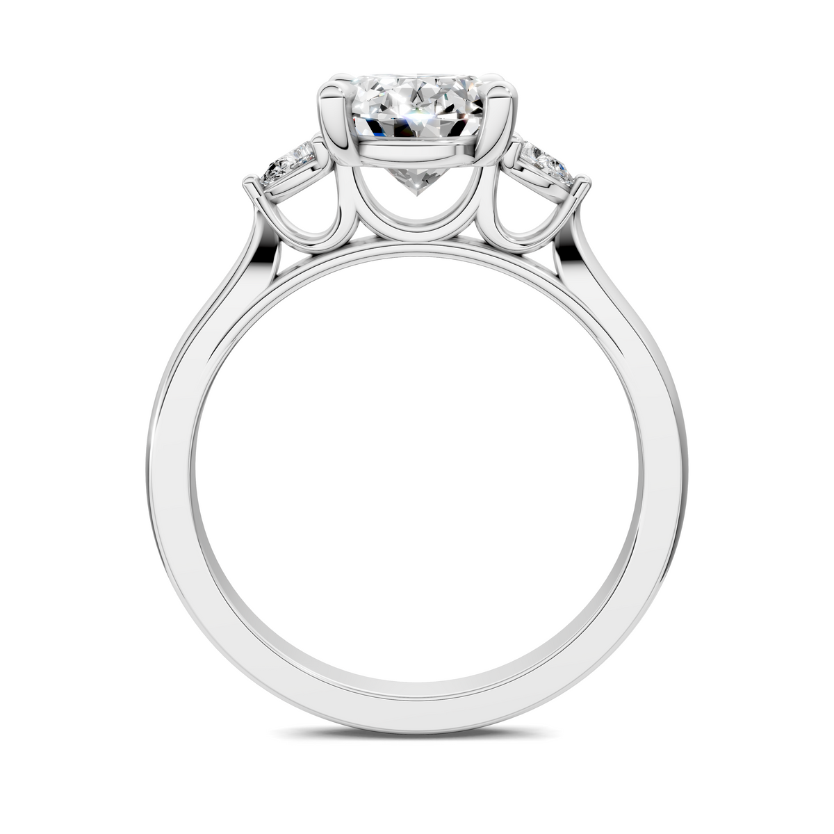 Alivia Three Stone Classic Ring