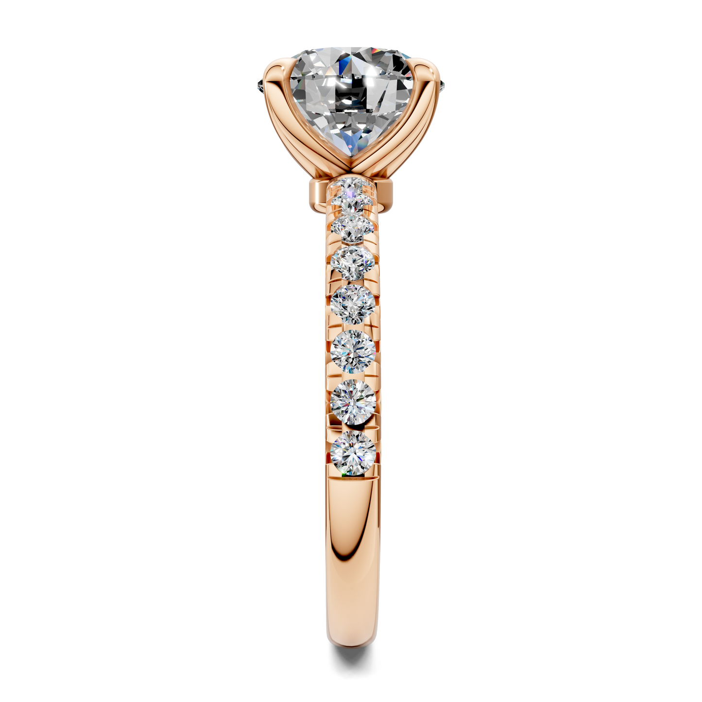 Tessa Scalloped Pavé Ring