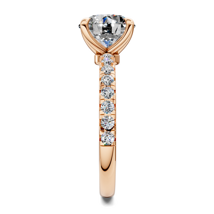 Tessa Scalloped Pavé Ring