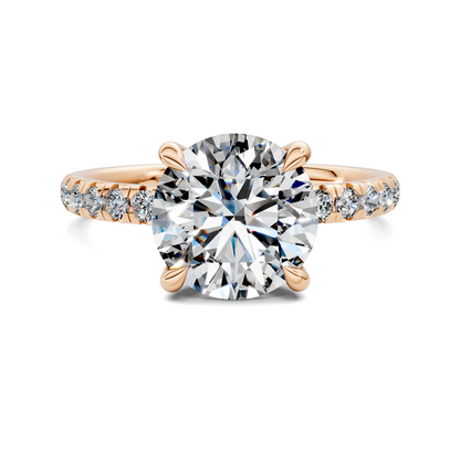 Tessa Scalloped Pavé Ring