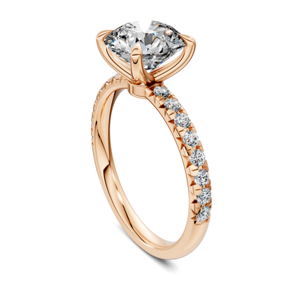 Tessa Scalloped Pavé Ring