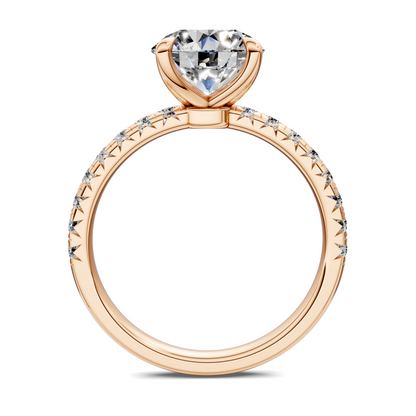 Tessa Scalloped Pavé Ring