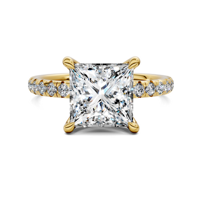 Tessa Scalloped Pavé Ring