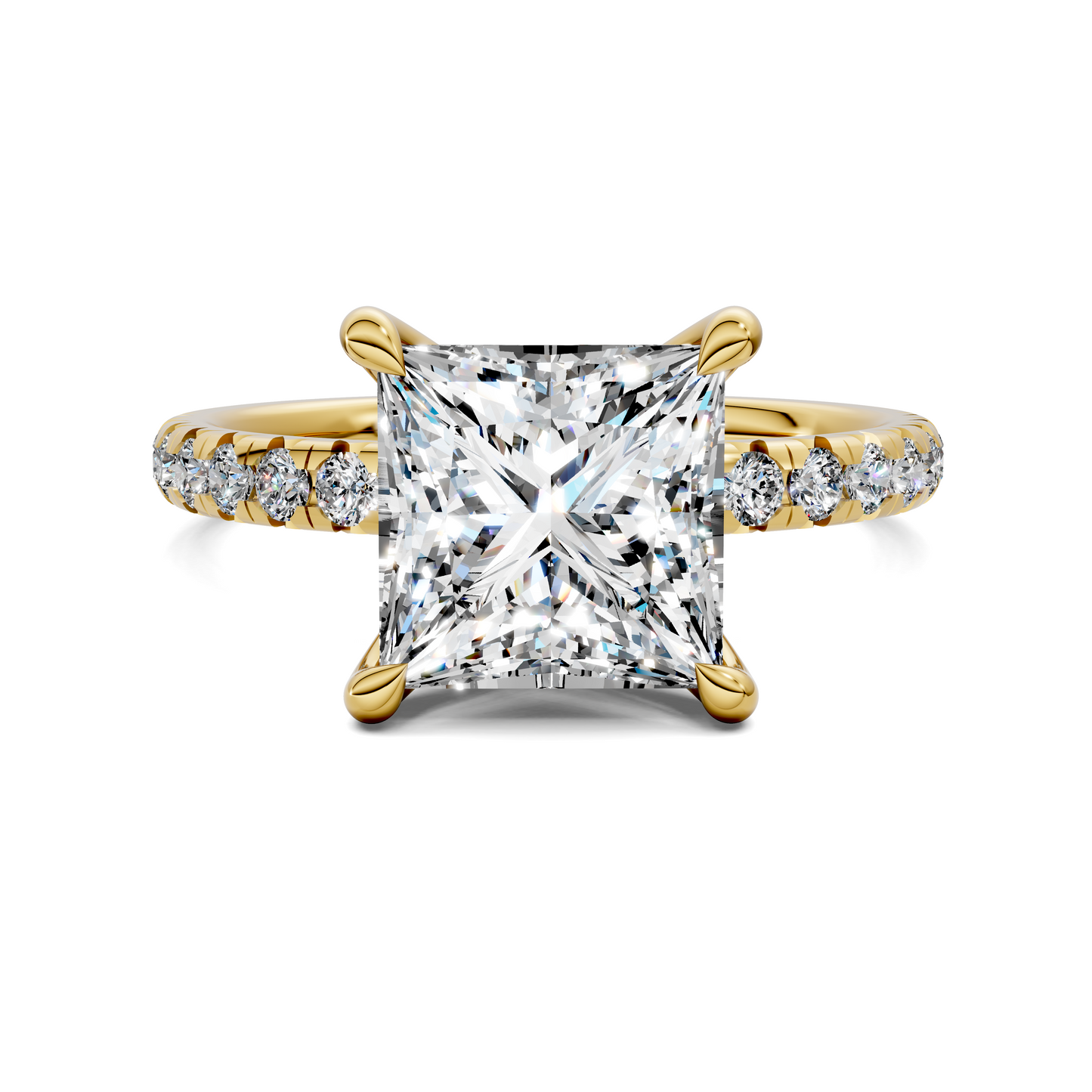 Tessa Scalloped Pavé Ring