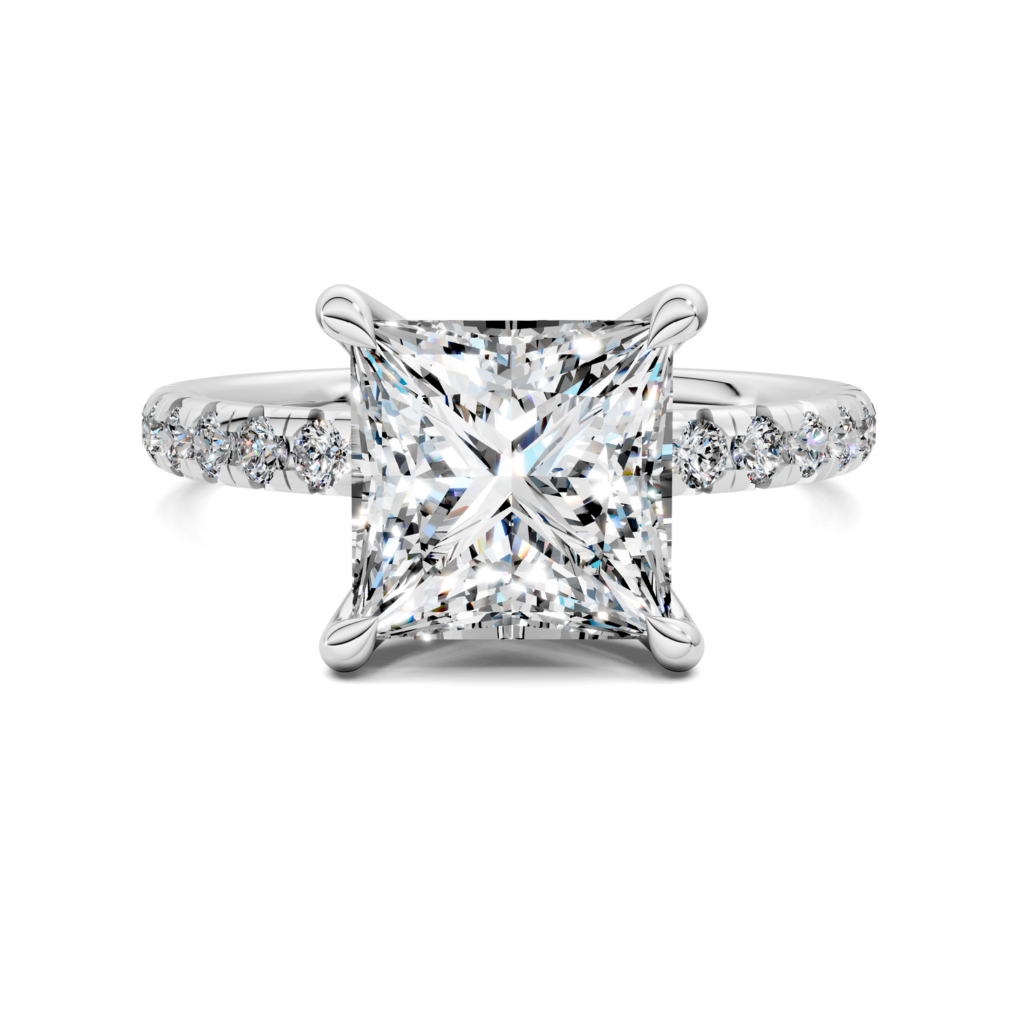 Tessa Scalloped Pavé Ring