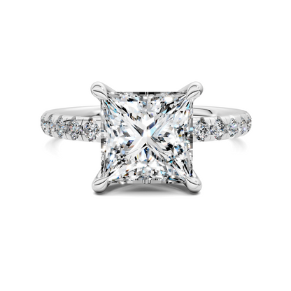 Tessa Scalloped Pavé Ring