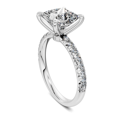Tessa Scalloped Pavé Ring