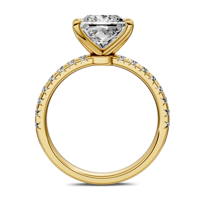 Tessa Scalloped Pavé Ring
