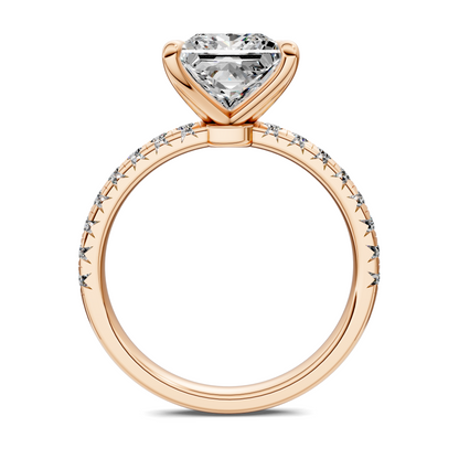 Tessa Scalloped Pavé Ring