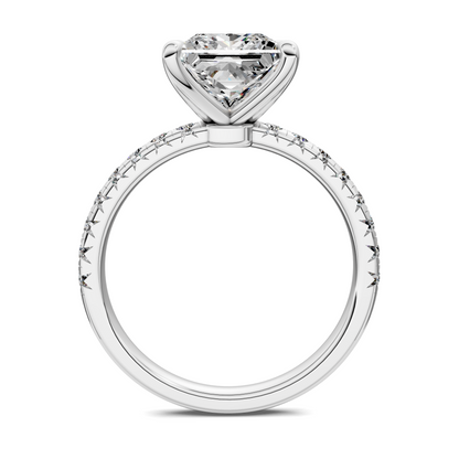Tessa Scalloped Pavé Ring