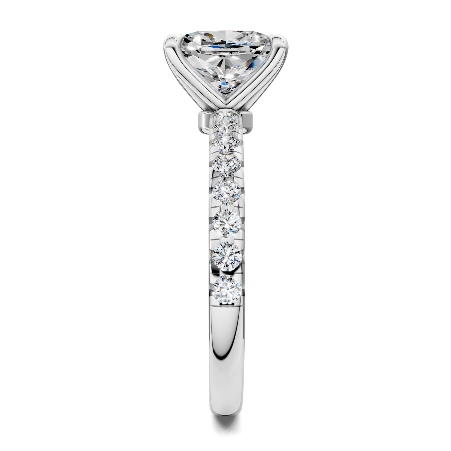 Tessa Scalloped Pavé Ring