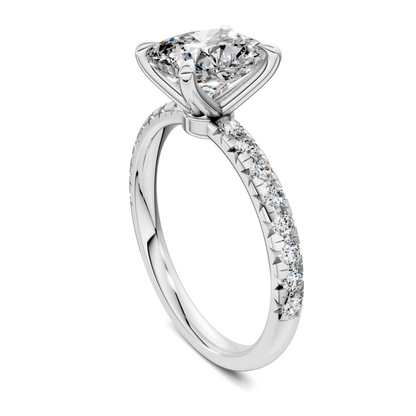 Tessa Scalloped Pavé Ring