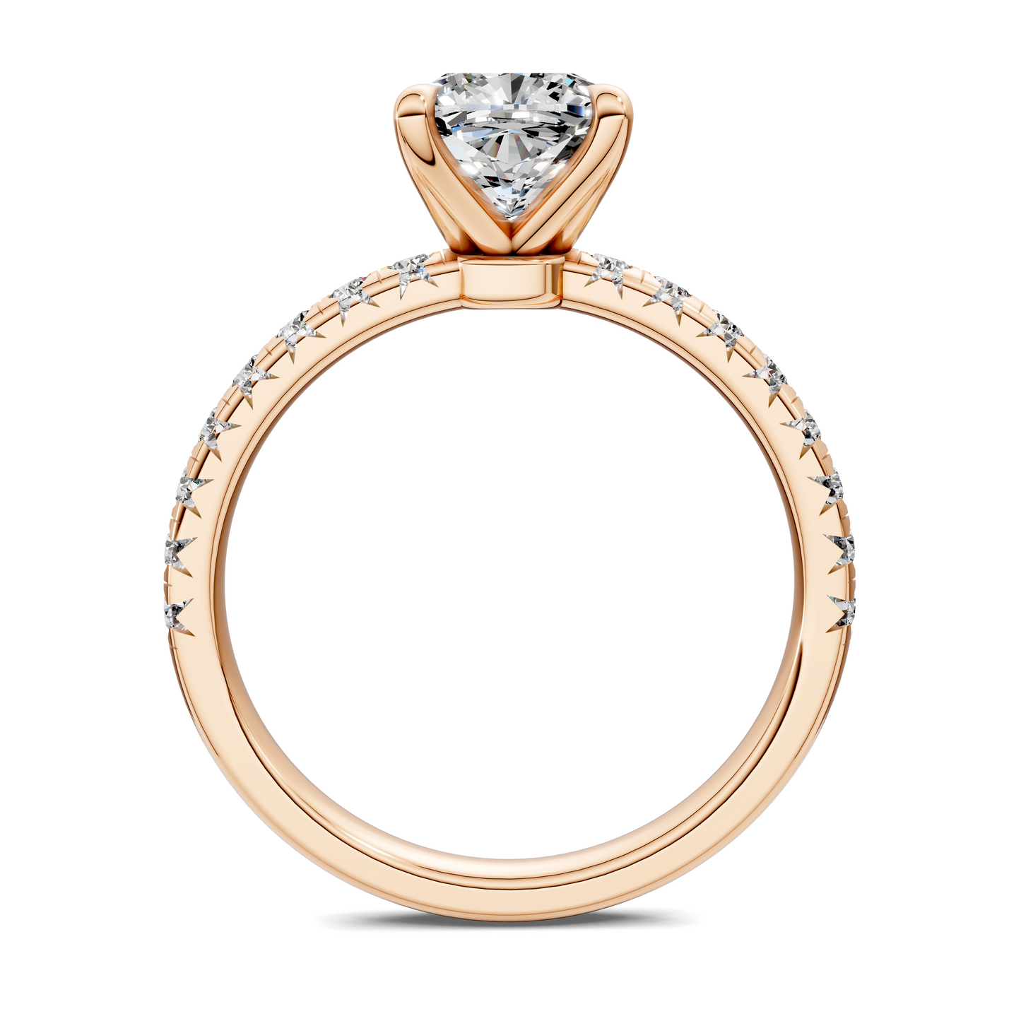 Tessa Scalloped Pavé Ring