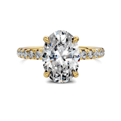 Tessa Scalloped Pavé Ring