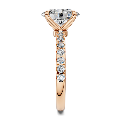Tessa Scalloped Pavé Ring