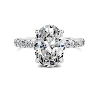 Tessa Scalloped Pavé Ring