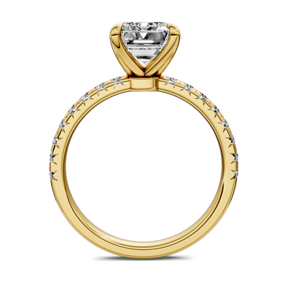 Tessa Scalloped Pavé Ring