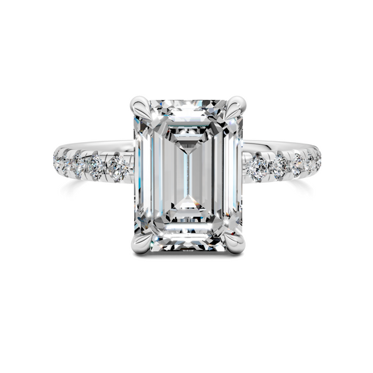 Tessa Scalloped Pavé Ring