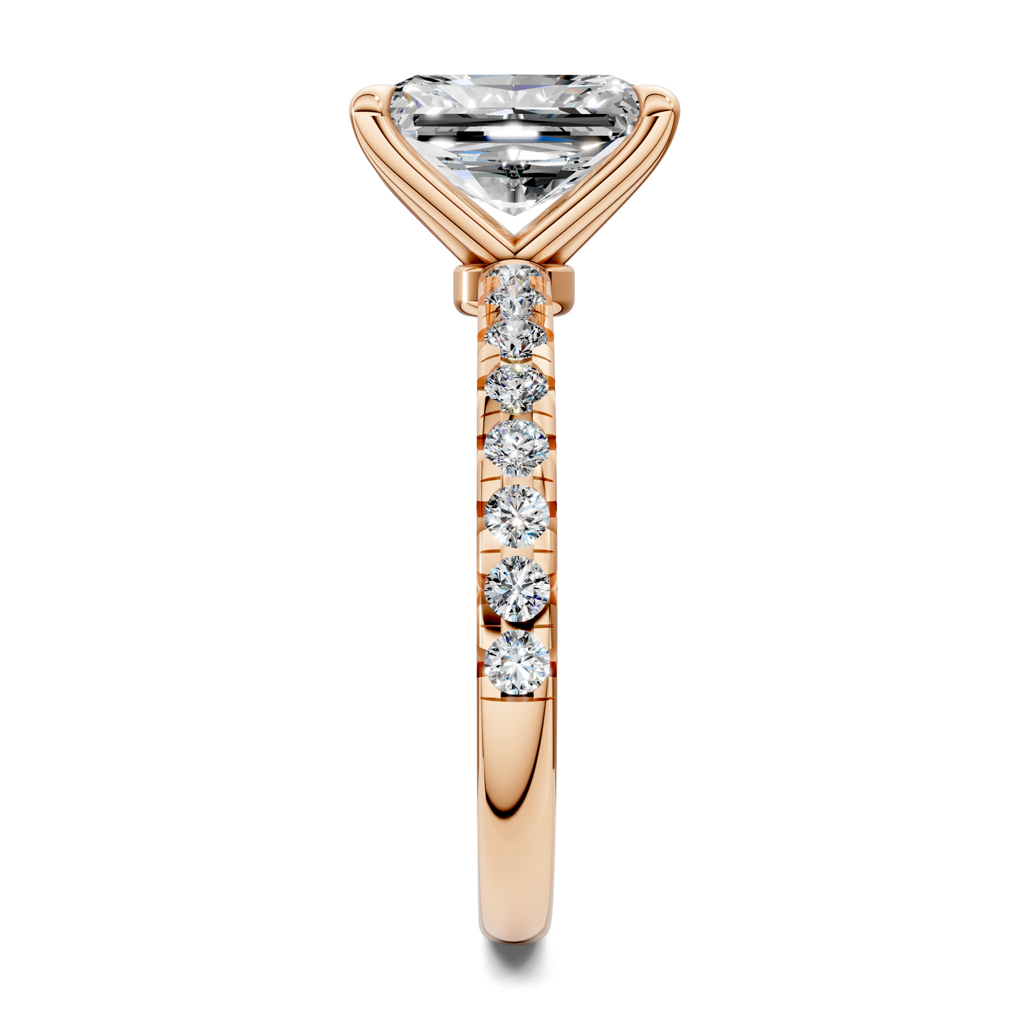 Tessa Scalloped Pavé Ring