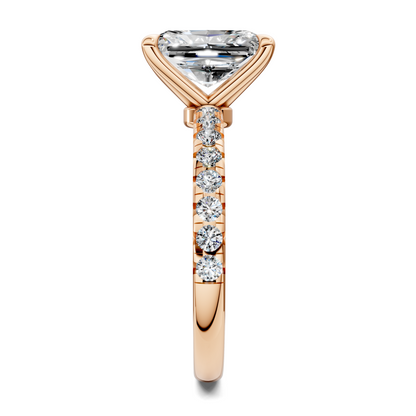 Tessa Scalloped Pavé Ring