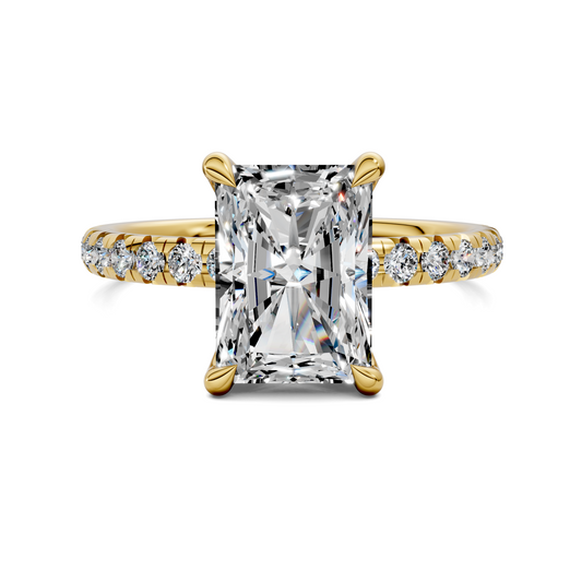 Tessa Scalloped Pavé Ring