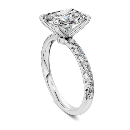 Tessa Scalloped Pavé Ring