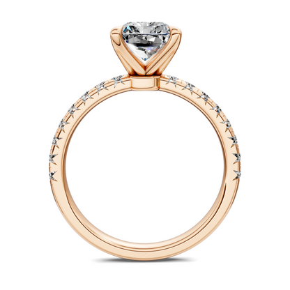 Tessa Scalloped Pavé Ring