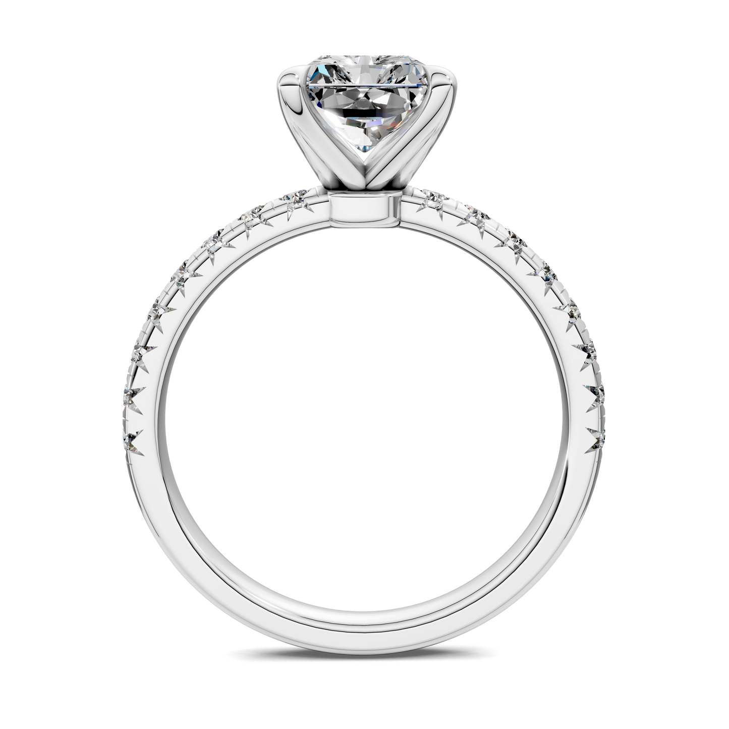 Tessa Scalloped Pavé Ring