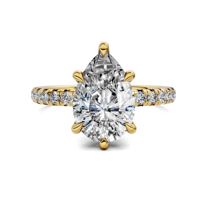 Tessa Scalloped Pavé Ring