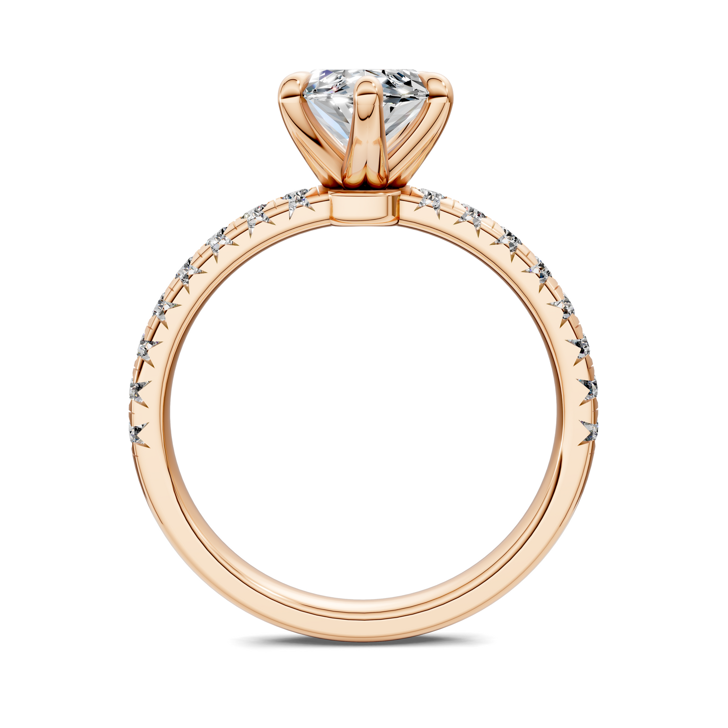 Tessa Scalloped Pavé Ring