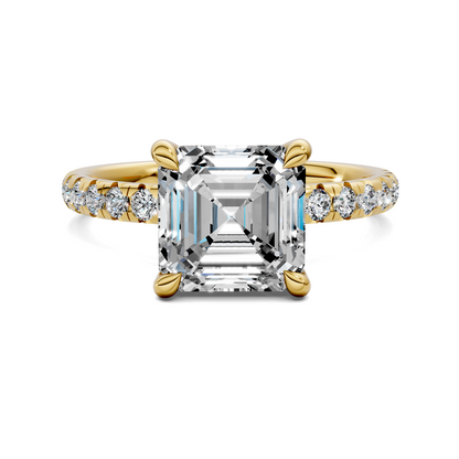 Tessa Scalloped Pavé Ring