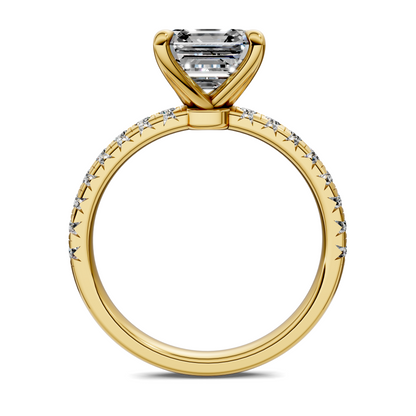 Tessa Scalloped Pavé Ring