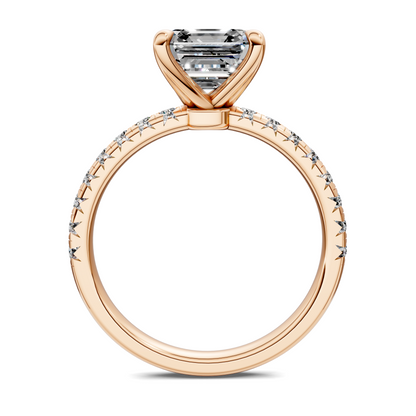 Tessa Scalloped Pavé Ring