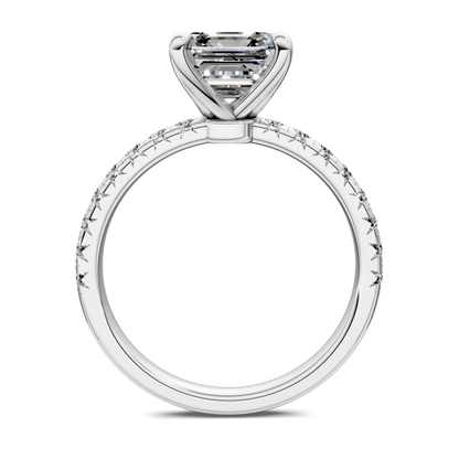 Tessa Scalloped Pavé Ring