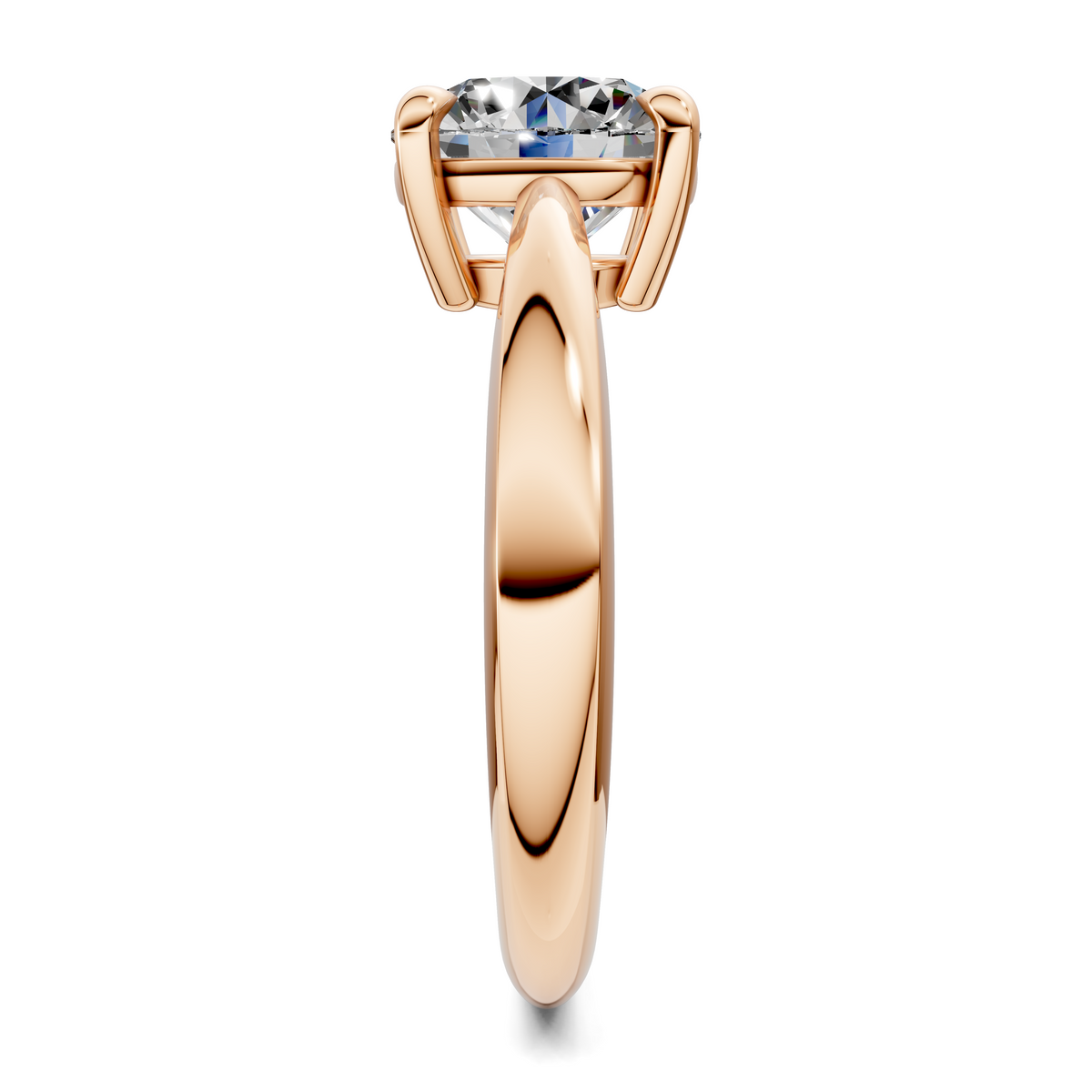 Nora Tapered Solitaire Ring